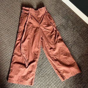 American Eagle Corduroy Paper Bag Pants